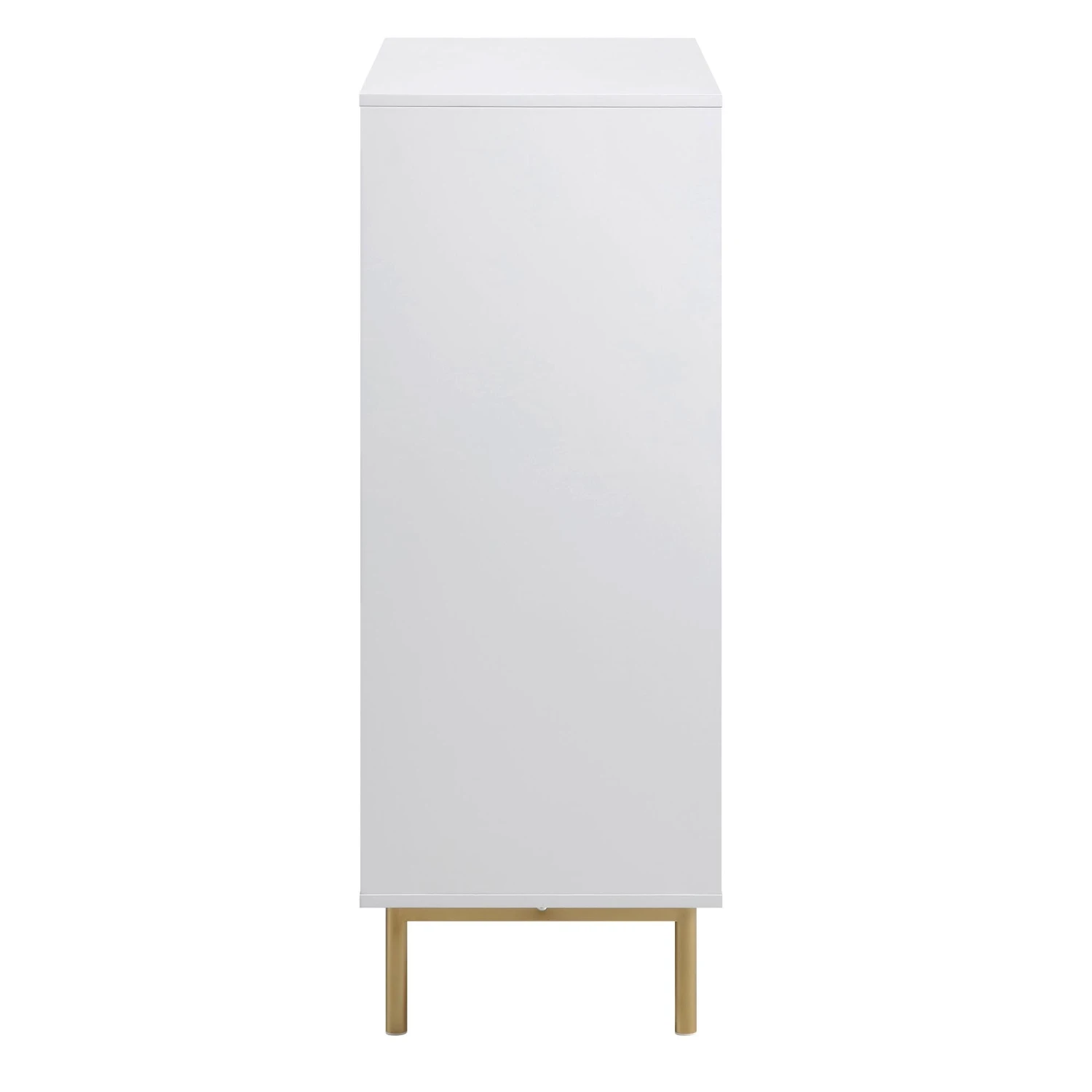 Richmond Ridged Highboard Storage Cabinet, Matte White 7 Richmond Ridged Highboard Storage Cabinet, Matte White - Image 7