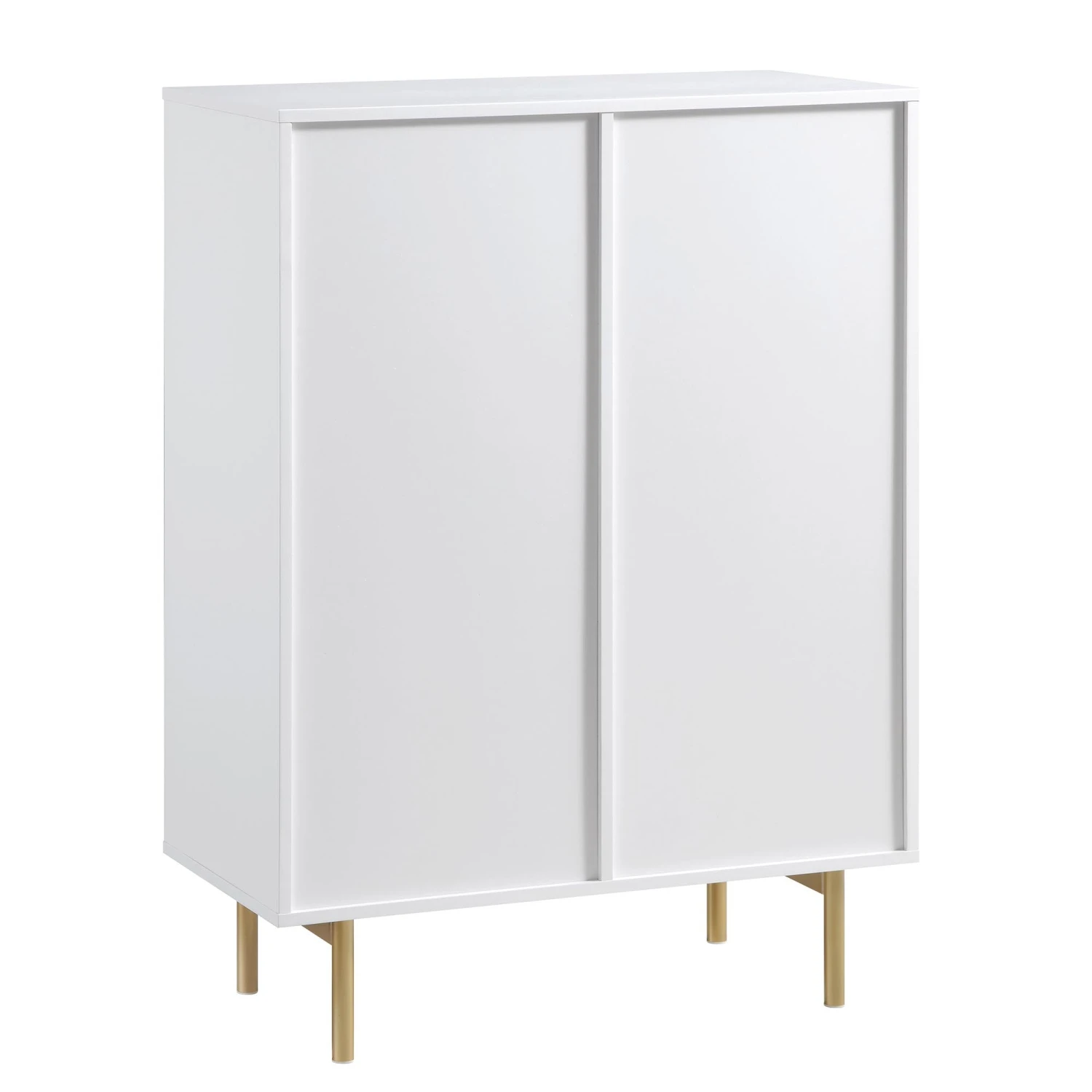 Richmond Ridged Highboard Storage Cabinet, Matte White 8 Richmond Ridged Highboard Storage Cabinet, Matte White - Image 8