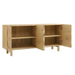 Moriko Extra Wide 4 Door Sideboard, 160 Cm -Daals Store BSD 110 OAK WB3
