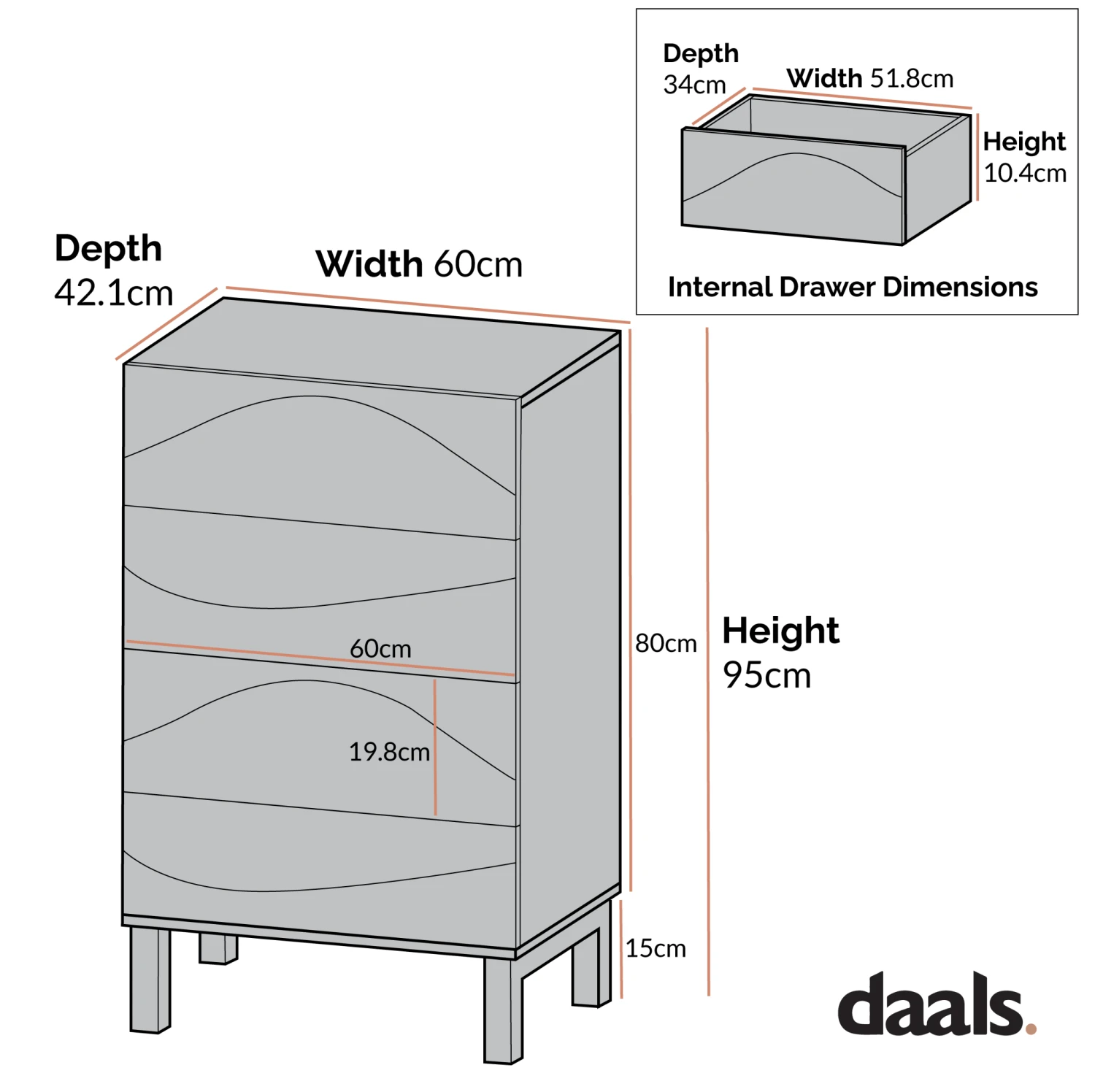 Moriko Chest Of 4 Drawers 5 Moriko Chest Of 4 Drawers - Image 5
