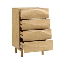 Moriko Chest Of 4 Drawers 17 Moriko Chest Of 4 Drawers -Daals Store BSD 112 OAK WB3