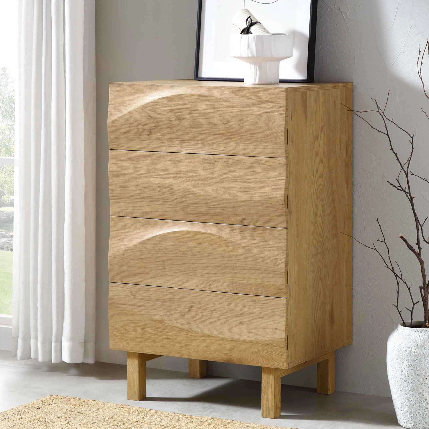 Moriko Chest Of 4 Drawers 1 Moriko Chest Of 4 Drawers