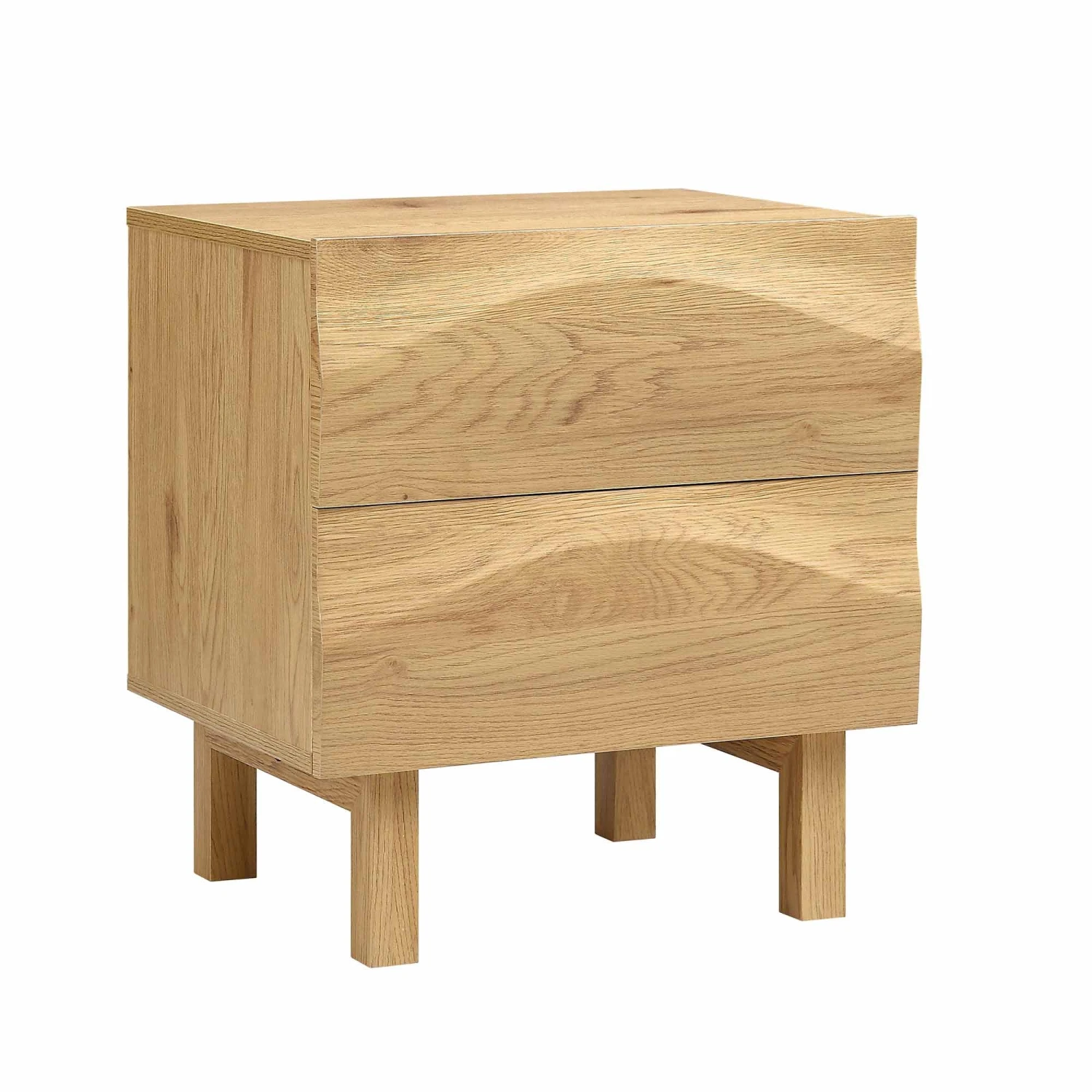 Moriko 2 Drawer Bedside Table 4 Moriko 2 Drawer Bedside Table - Image 4