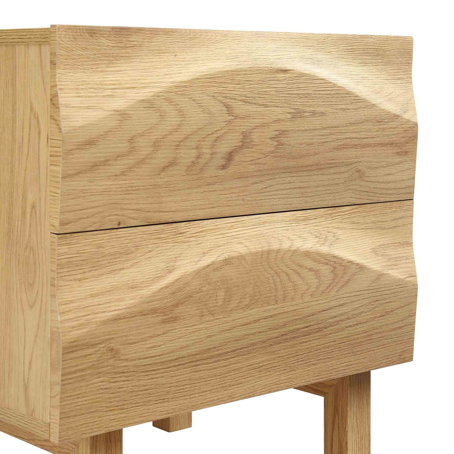 Moriko 2 Drawer Bedside Table 9 Moriko 2 Drawer Bedside Table - Image 9