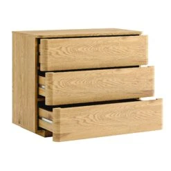 Agnes Curved Edge Chest Of 3 Drawers, Natural 21 Agnes Curved Edge Chest Of 3 Drawers, Natural -Daals Store BSD 116 OAK WB4