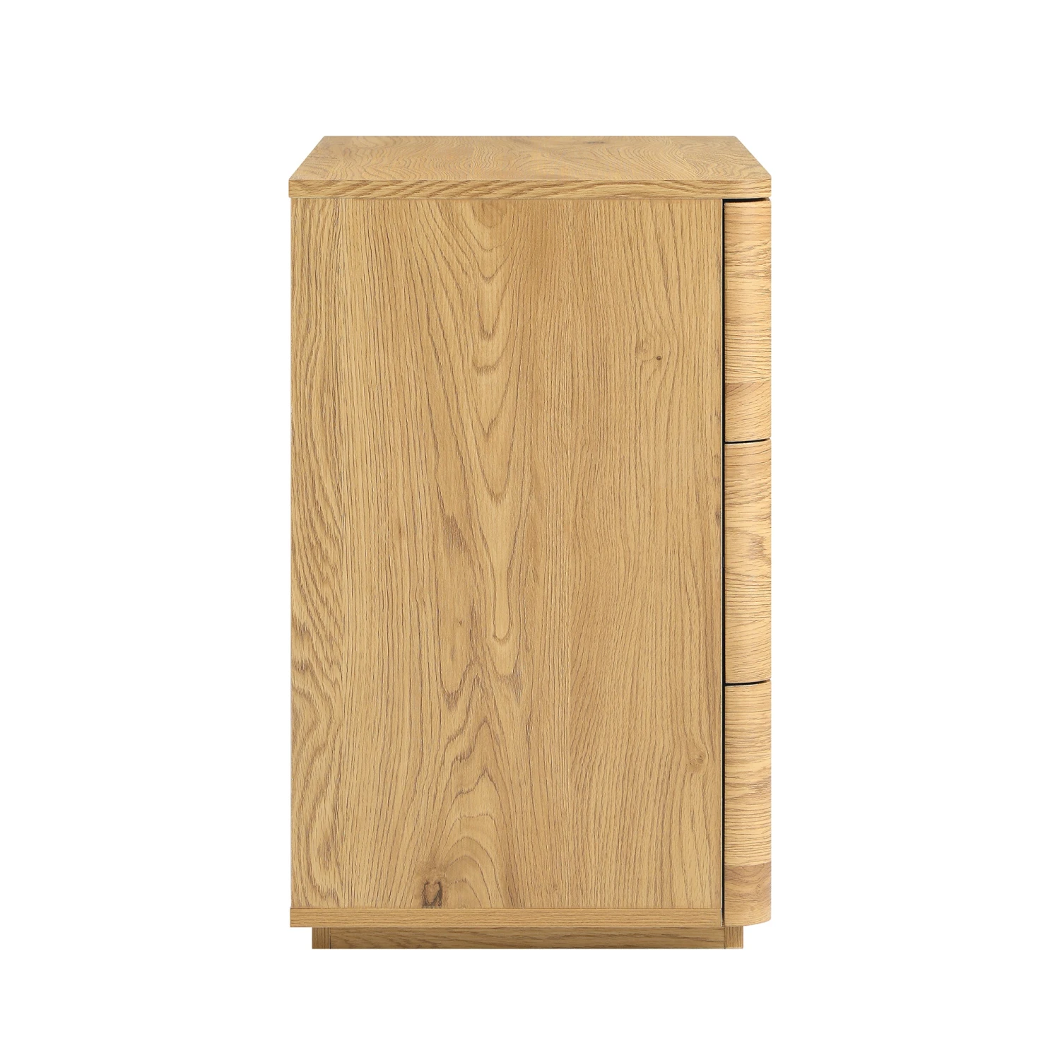 Agnes Curved Edge Chest Of 3 Drawers, Natural 10 Agnes Curved Edge Chest Of 3 Drawers, Natural - Image 10