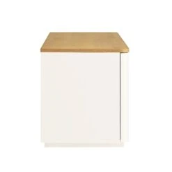 Agnes 150cm White and Oak TV Unit β Curved Edge Minimalist Stand with Push-to-Open Storage 27 Agnes 150cm White and Oak TV Unit β Curved Edge Minimalist Stand with Push-to-Open Storage -Daals Store BSD 118 WHITE WB5