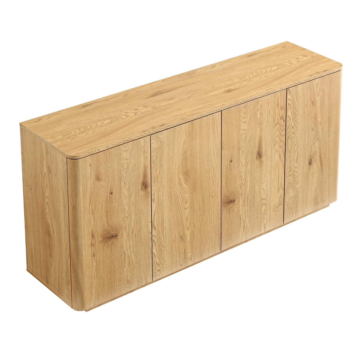 Agnes Curved Edge 150cm Wide Sideboard, Natural 8 Agnes Curved Edge 150cm Wide Sideboard, Natural - Image 8