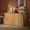 Agnes Curved Edge 150cm Wide Sideboard, Natural -Daals Store BSD 119 OAK main