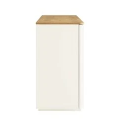 Agnes Curved Edge 150cm Wide Sideboard, White -Daals Store BSD 119 WHITE WB4