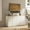 Agnes Curved Edge 150cm Wide Sideboard, White 32 Agnes Curved Edge 150cm Wide Sideboard, White -Daals Store BSD 119 WHITE main