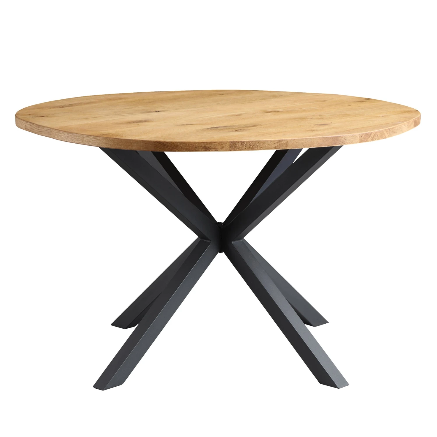 BERN Natural Curved Edge Solid Oak Dining Table 6 BERN Natural Curved Edge Solid Oak Dining Table - Image 6