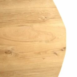 BERN Natural Curved Edge Solid Oak Dining Table 19 BERN Natural Curved Edge Solid Oak Dining Table -Daals Store BSD 120 OAK detail3