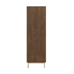 Richmond Ridged Double Wardrobe With Drawer, Dark Ash -Daals Store BSD 122 DARKWOOD WB5
