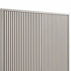 Richmond Ridged Double Wardrobe With Drawer, Matte Taupe -Daals Store BSD 122 TAUPE detail1