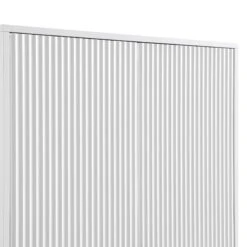 Richmond Ridged Double Wardrobe With Drawer, Matte White 24 Richmond Ridged Double Wardrobe With Drawer, Matte White -Daals Store BSD 122 WHITE detail2