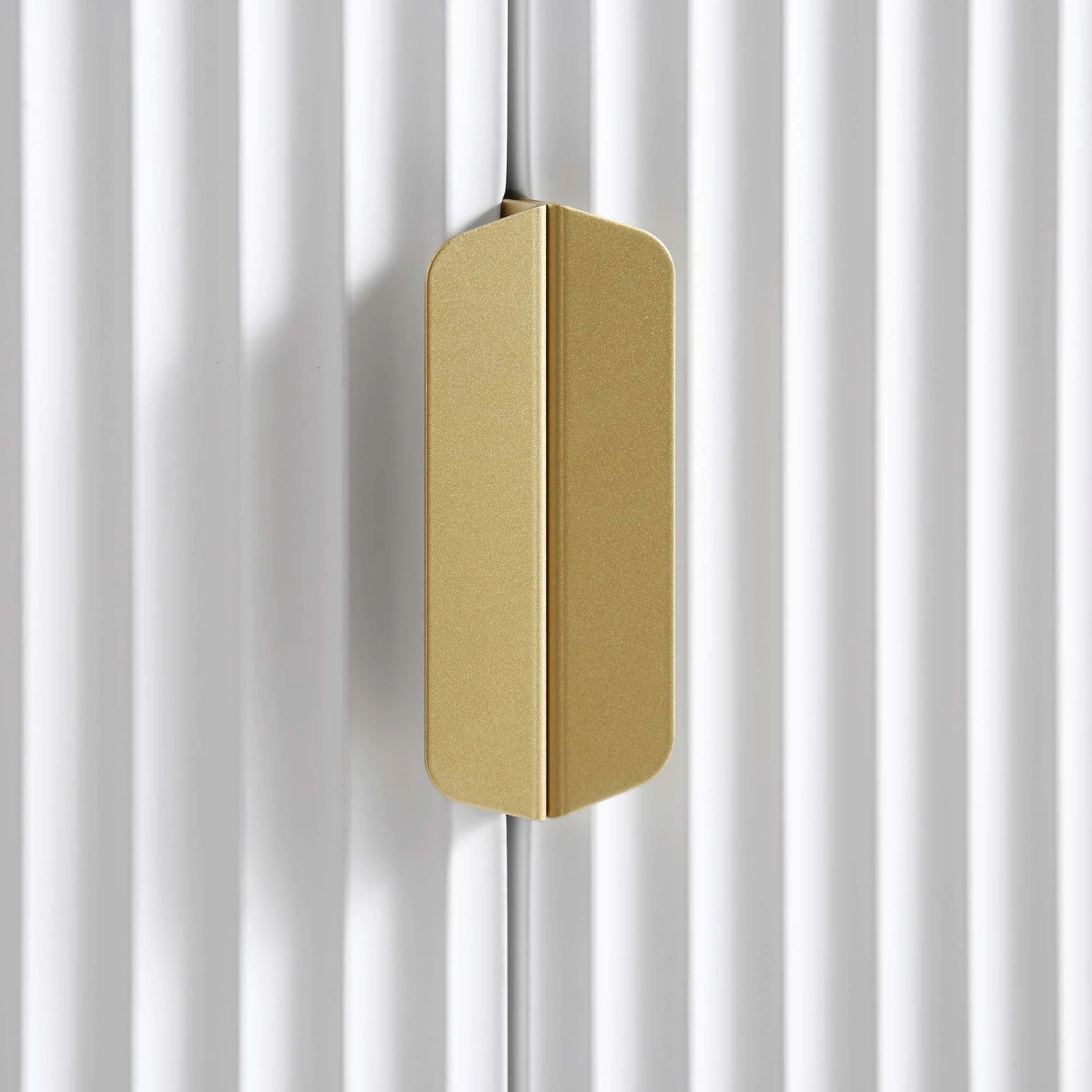 Richmond Ridged Double Wardrobe With Drawer, Matte White 12 Richmond Ridged Double Wardrobe With Drawer, Matte White - Image 12