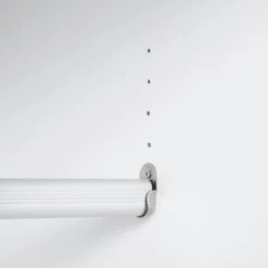 Richmond Ridged Double Wardrobe With Drawer, Matte White 27 Richmond Ridged Double Wardrobe With Drawer, Matte White -Daals Store BSD 122 WHITE detail5