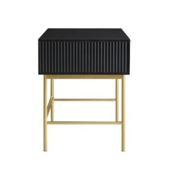 Richmond Ridged Dressing Table, Matte Black 19 Richmond Ridged Dressing Table, Matte Black -Daals Store BSD 123 BLACK WB4