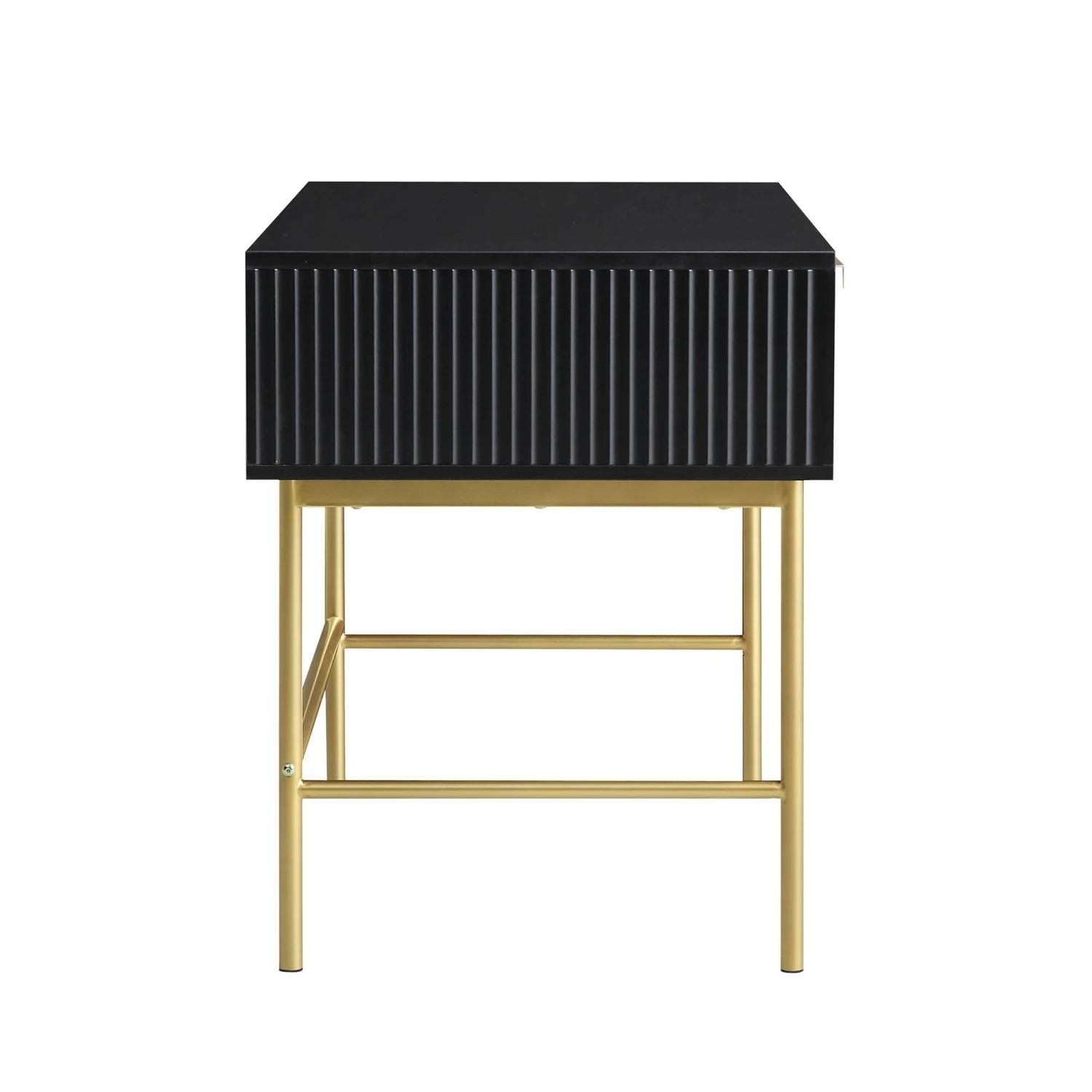 Richmond Ridged Dressing Table, Matte Black 7 Richmond Ridged Dressing Table, Matte Black - Image 7
