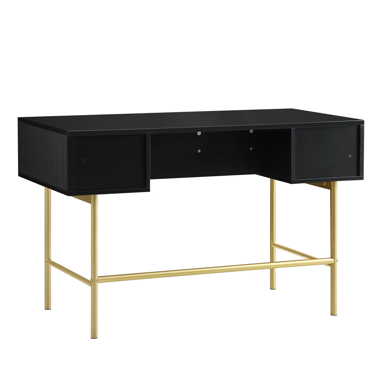 Richmond Ridged Dressing Table, Matte Black 8 Richmond Ridged Dressing Table, Matte Black - Image 8