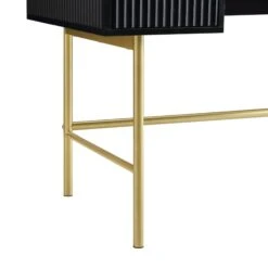 Richmond Ridged Dressing Table, Matte Black 24 Richmond Ridged Dressing Table, Matte Black -Daals Store BSD 123 BLACK detail3