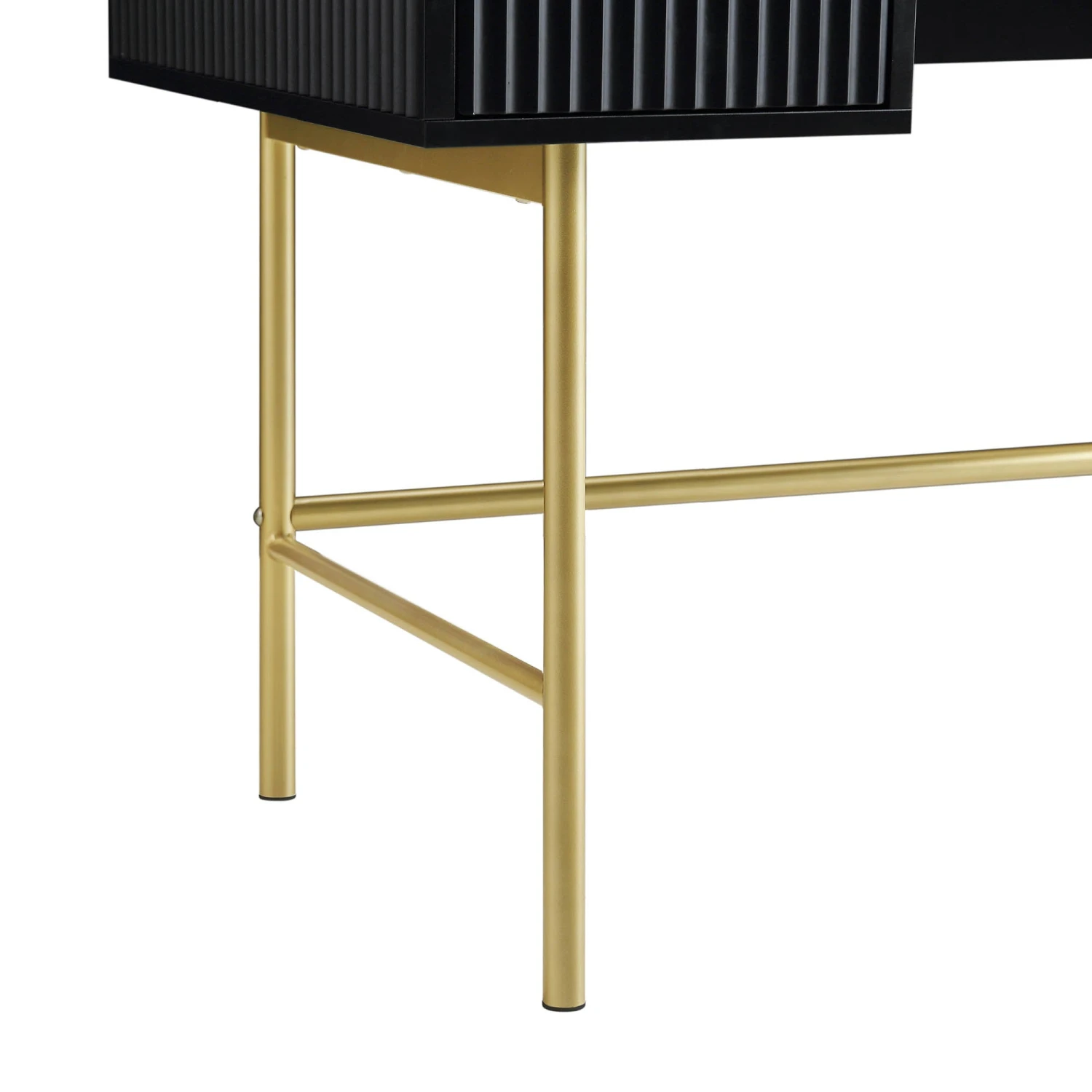 Richmond Ridged Dressing Table, Matte Black 12 Richmond Ridged Dressing Table, Matte Black - Image 12