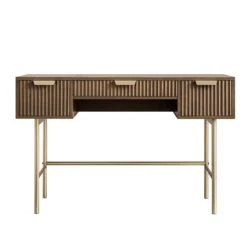 Richmond Ridged Dressing Table, Dark Ash -Daals Store BSD 123 DARKWOOD WB1