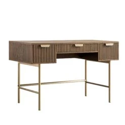 Richmond Ridged Dressing Table, Dark Ash -Daals Store BSD 123 DARKWOOD WB2