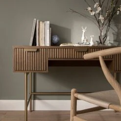 Richmond Ridged Dressing Table, Dark Ash -Daals Store BSD 123 DARKWOOD scene5