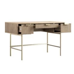 Richmond Ridged Dressing Table, Light Ash -Daals Store BSD 123 LIGHTWOOD WB3