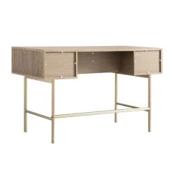 Richmond Ridged Dressing Table, Light Ash -Daals Store BSD 123 LIGHTWOOD WB6
