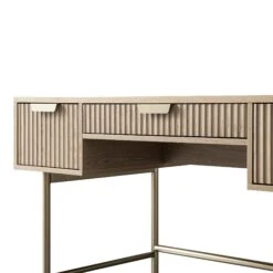 Richmond Ridged Dressing Table, Light Ash -Daals Store BSD 123 LIGHTWOOD detail3