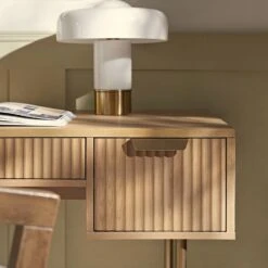 Richmond Ridged Dressing Table, Light Ash -Daals Store BSD 123 LIGHTWOOD scene5