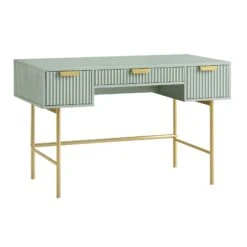 Richmond Ridged Dressing Table, Matte Sage Green 18 Richmond Ridged Dressing Table, Matte Sage Green -Daals Store BSD 123 SAGE WB3