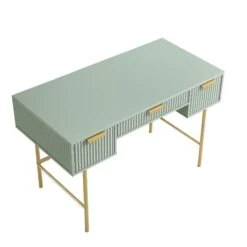 Richmond Ridged Dressing Table, Matte Sage Green 19 Richmond Ridged Dressing Table, Matte Sage Green -Daals Store BSD 123 SAGE WB4