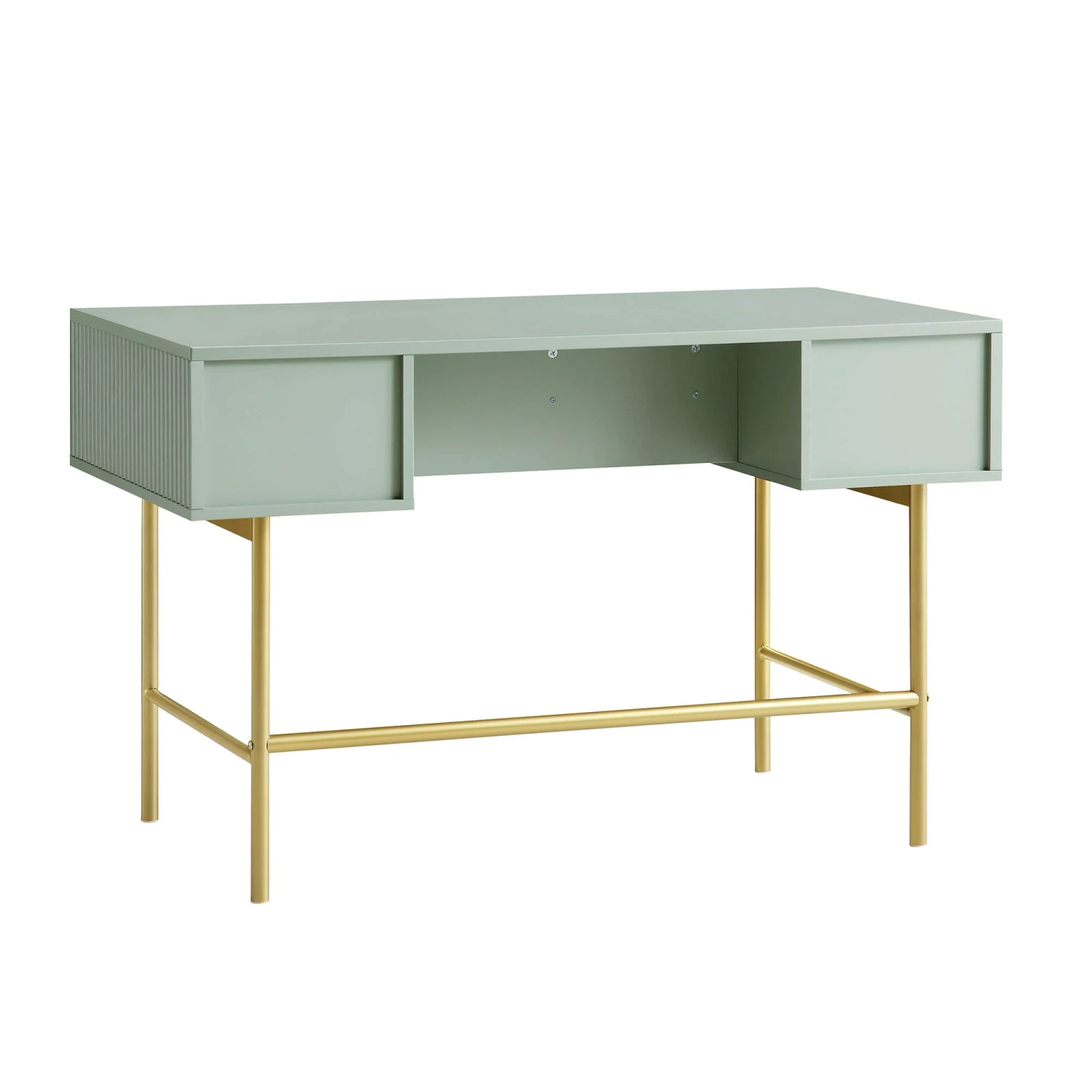 Richmond Ridged Dressing Table, Matte Sage Green 9 Richmond Ridged Dressing Table, Matte Sage Green - Image 9