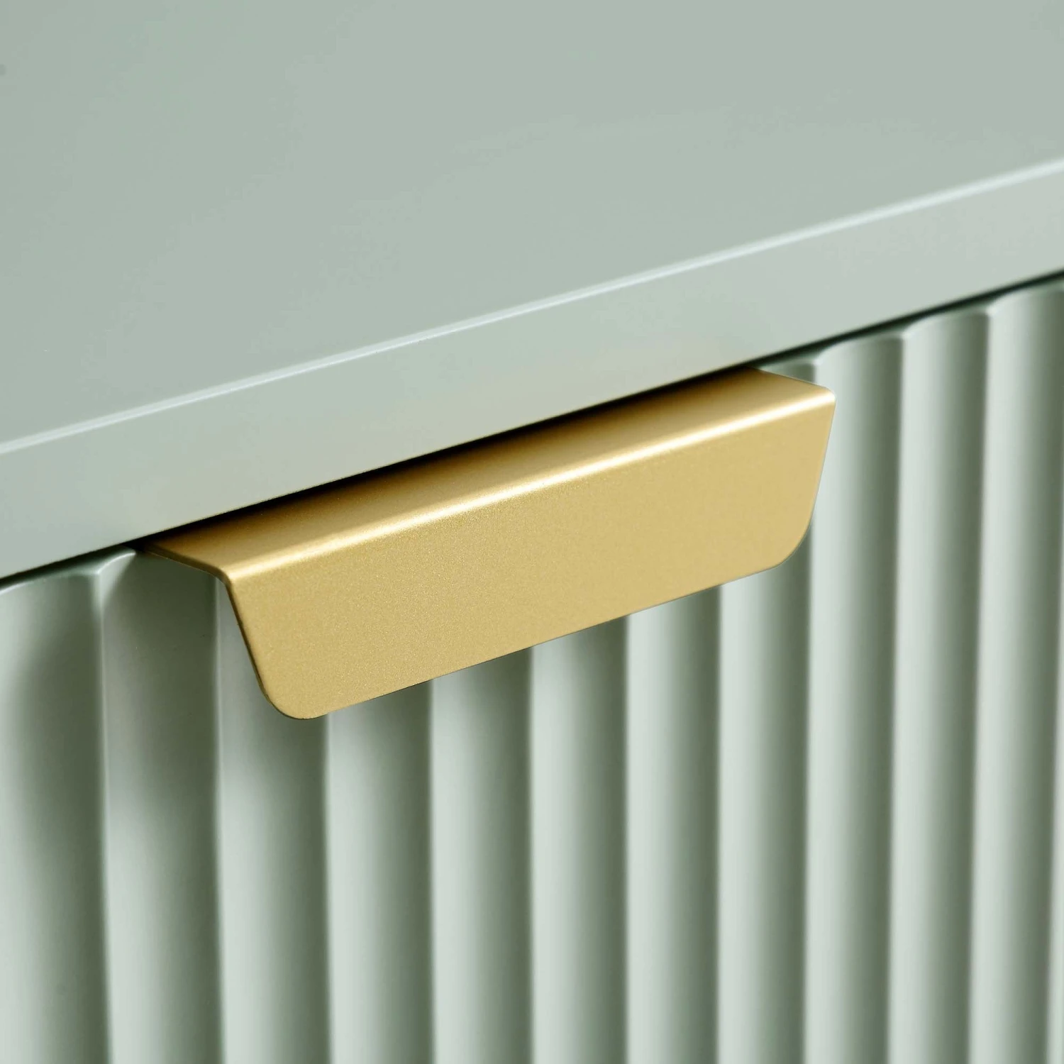 Richmond Ridged Dressing Table, Matte Sage Green 12 Richmond Ridged Dressing Table, Matte Sage Green - Image 12