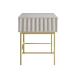 Richmond Ridged Dressing Table, Matte Taupe 22 Richmond Ridged Dressing Table, Matte Taupe -Daals Store BSD 123 TAUPE WB5