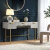 Richmond Ridged Dressing Table, Matte Taupe -Daals Store BSD 123 TAUPE main