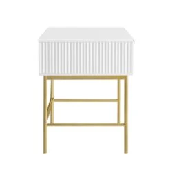 Richmond Ridged Dressing Table, Matte White -Daals Store BSD 123 WHITE WB5