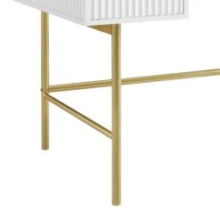 Richmond Ridged Dressing Table, Matte White -Daals Store BSD 123 WHITE detail3