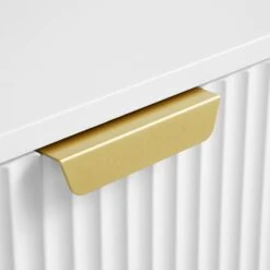 Richmond Ridged Dressing Table, Matte White -Daals Store BSD 123 WHITE detail4