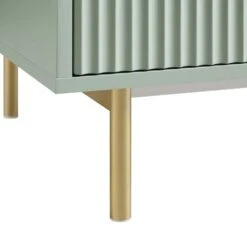 Richmond Ridged Tall Bookcase With Doors, Matte Sage Green 25 Richmond Ridged Tall Bookcase With Doors, Matte Sage Green -Daals Store BSD 124 SAGE detail4