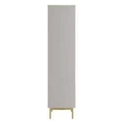 Richmond Ridged Tall Bookcase With Doors, Matte Taupe 20 Richmond Ridged Tall Bookcase With Doors, Matte Taupe -Daals Store BSD 124 TAUPE WB4