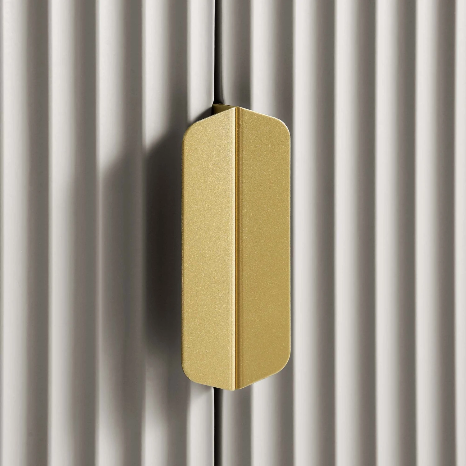 Richmond Ridged Tall Bookcase With Doors, Matte Taupe 12 Richmond Ridged Tall Bookcase With Doors, Matte Taupe - Image 12