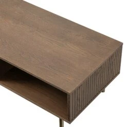 Richmond Ridged Coffee Table With Drawer, Dark Ash 19 Richmond Ridged Coffee Table With Drawer, Dark Ash -Daals Store BSD 125 DARKWOOD detail3