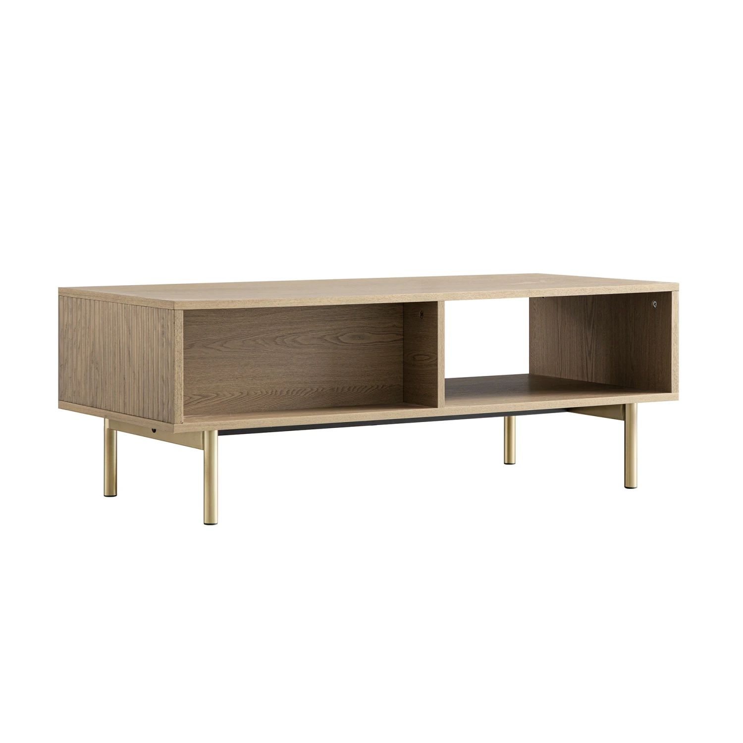 Richmond Ridged Coffee Table With Drawer, Light Ash 7 Richmond Ridged Coffee Table With Drawer, Light Ash - Image 7