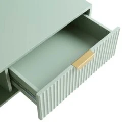 Richmond Ridged Coffee Table With Drawer, Matte Sage Green -Daals Store BSD 125 SAGE detail2