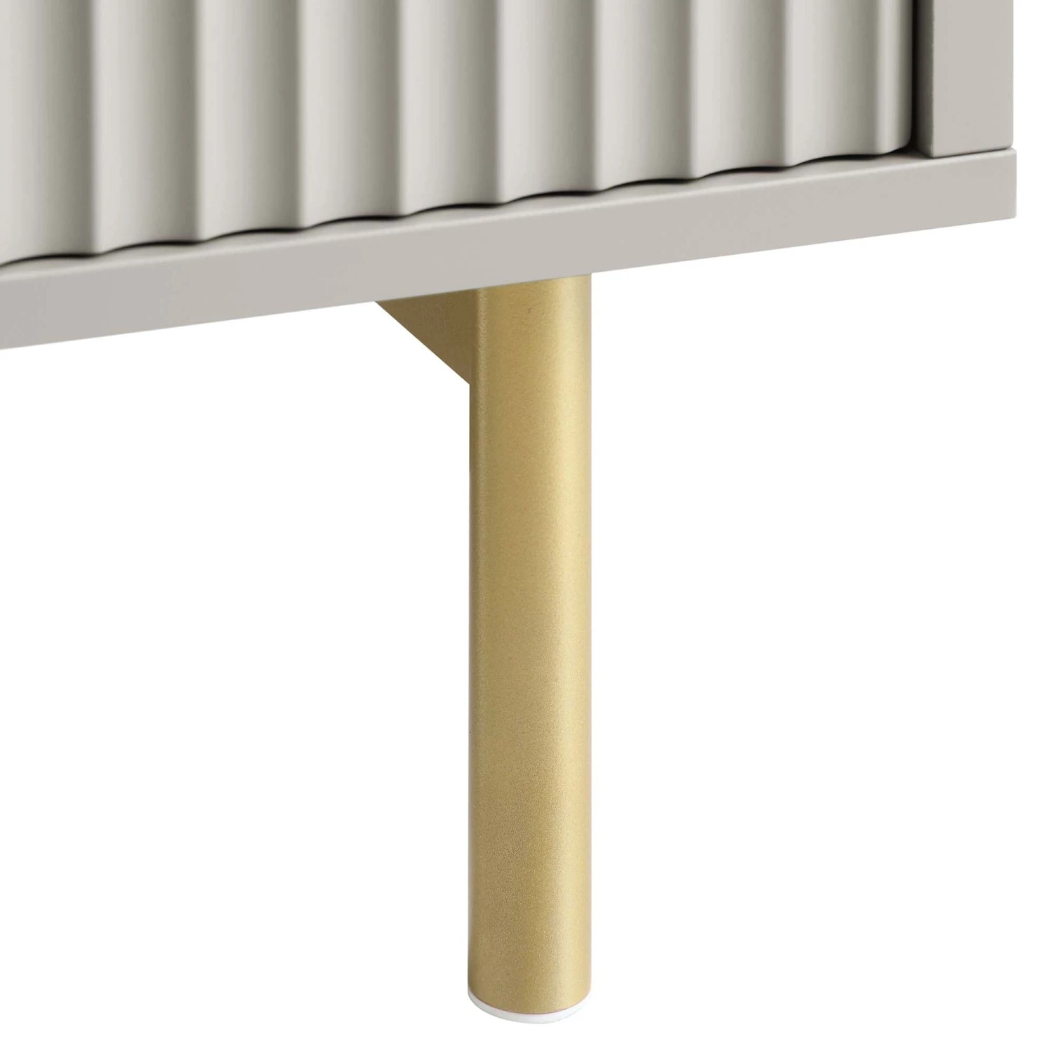 Richmond Ridged Coffee Table With Drawer, Matte Taupe 14 Richmond Ridged Coffee Table With Drawer, Matte Taupe - Image 14